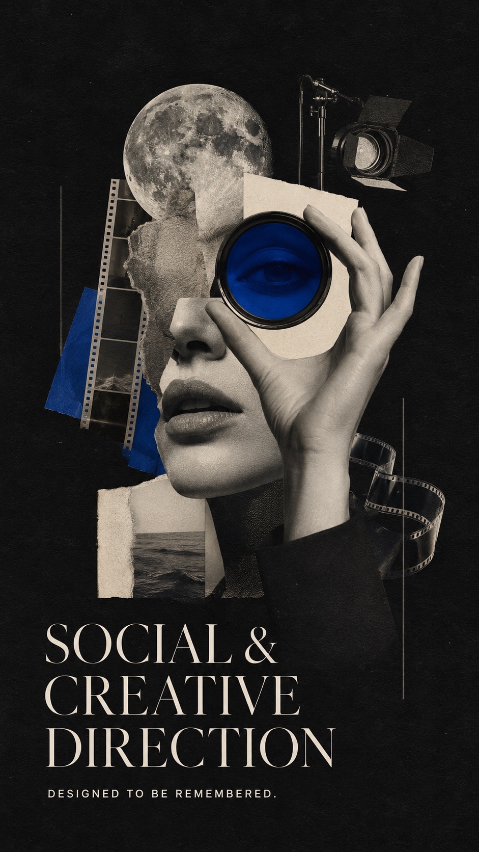 Editorial collage for social media and creative direction